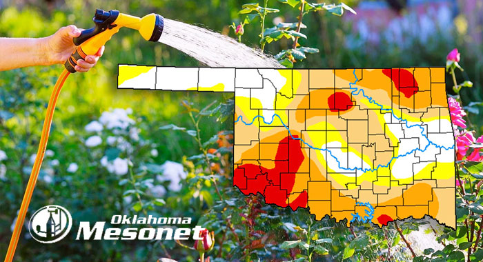 Oklahoma Drought Map. Courtesy of OK Mesonet.