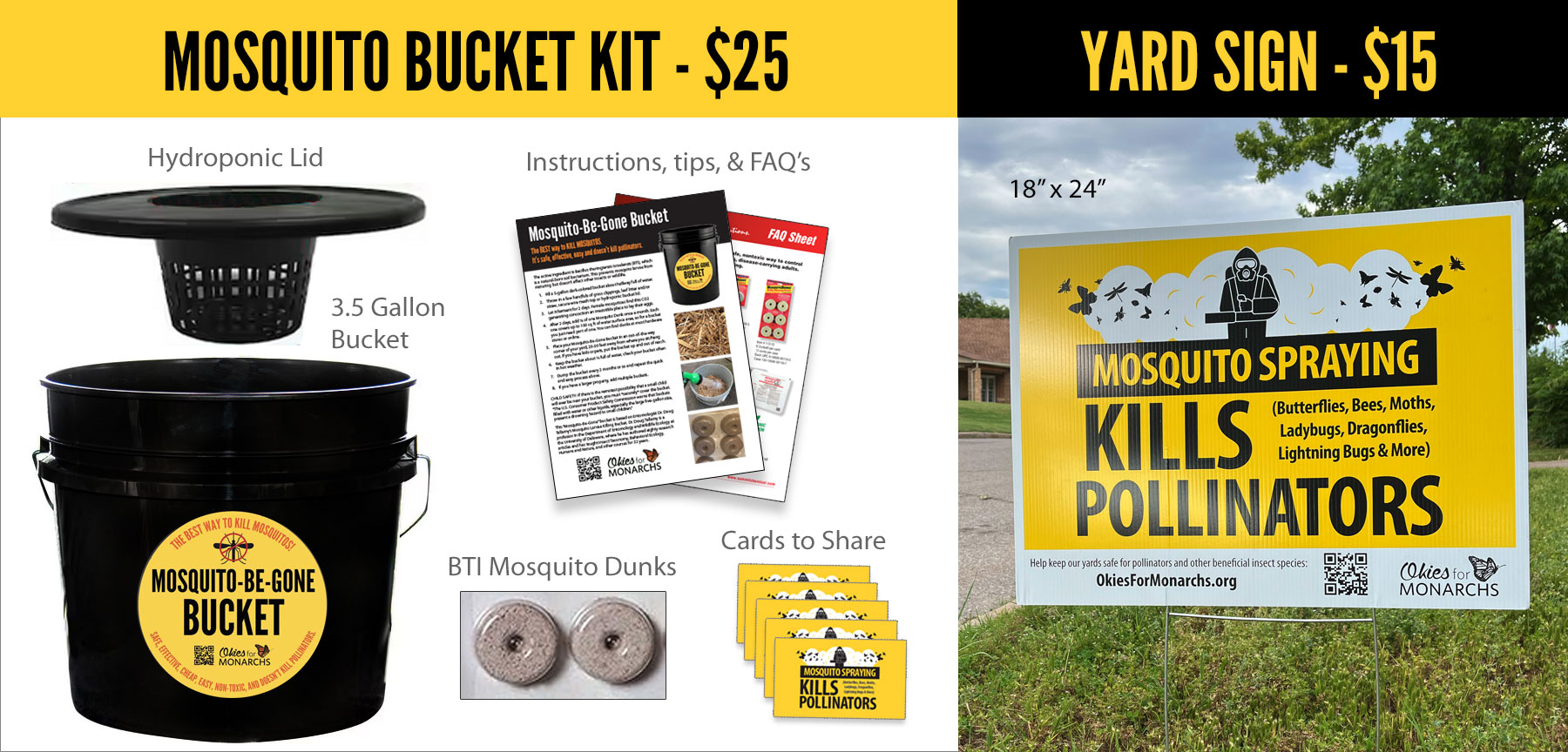 KIT-2-SIGN-BANNER-3.5-Gal-Mosquito-Be-Gone-Bucket