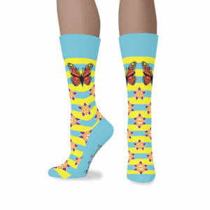"Save the Monarchs" Socks